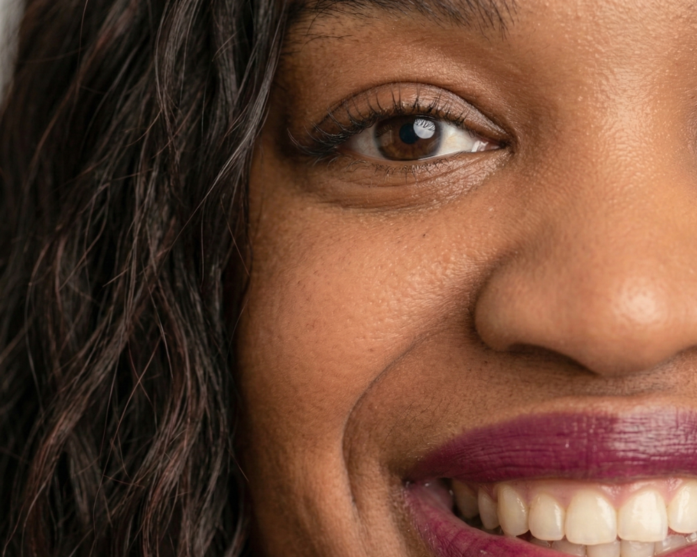 An image of a smiling woman