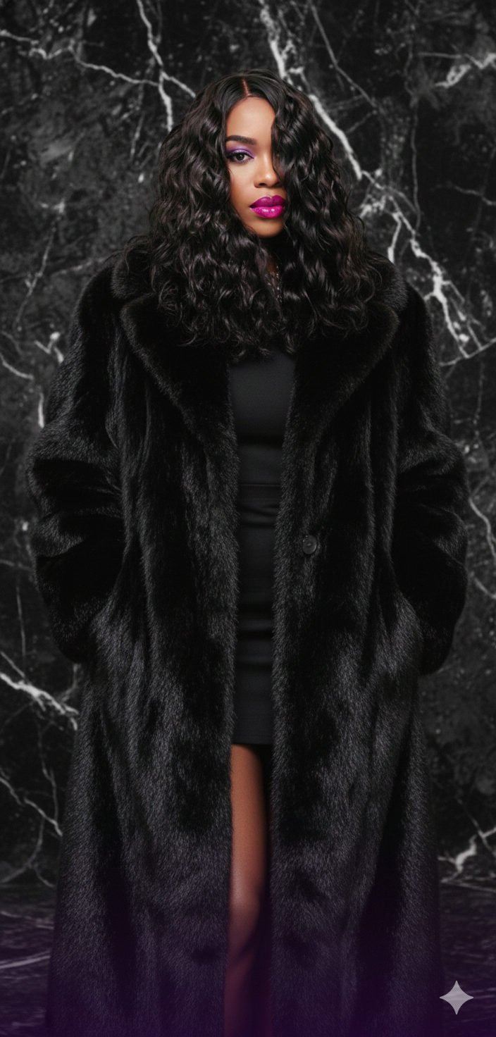 Luxe Black Mink Look