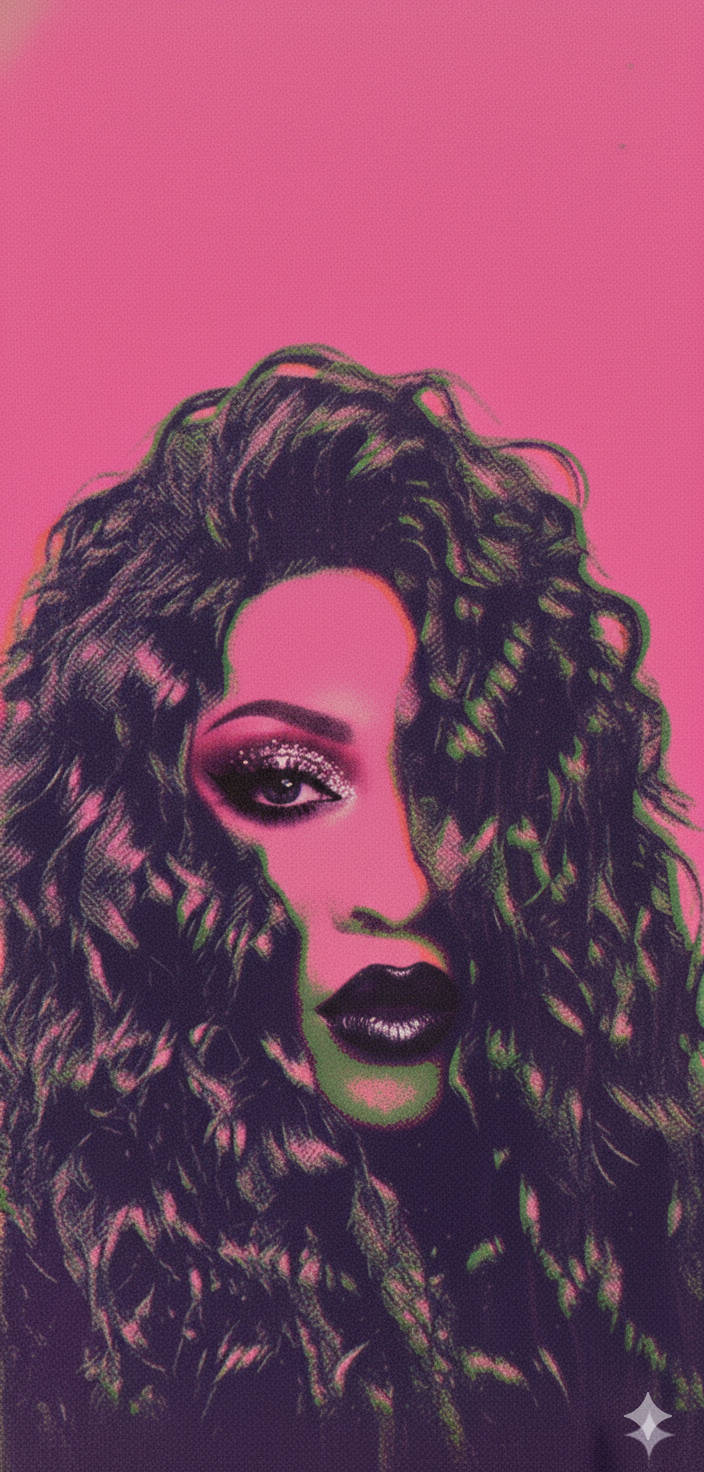 The gothic glam makup look