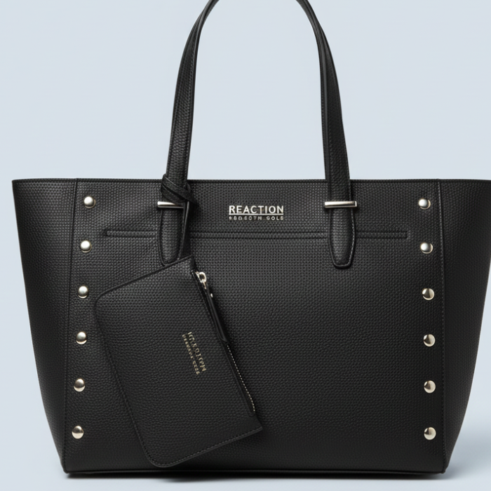 Black Leather Tote handbag
