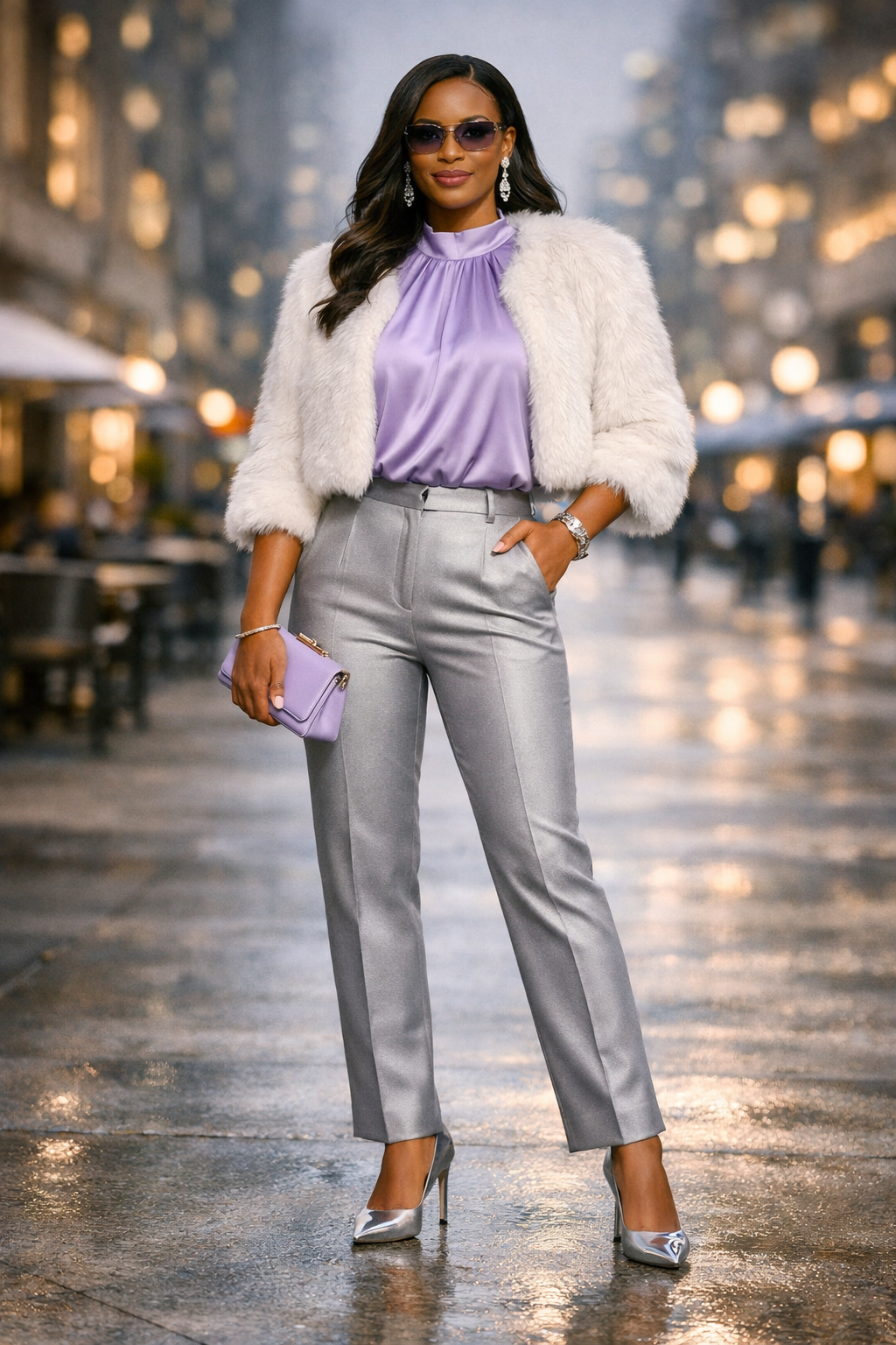 ❄️✨ Frosted Lavender Luxe: The Ultimate Icy Glam Look for High‑End Style