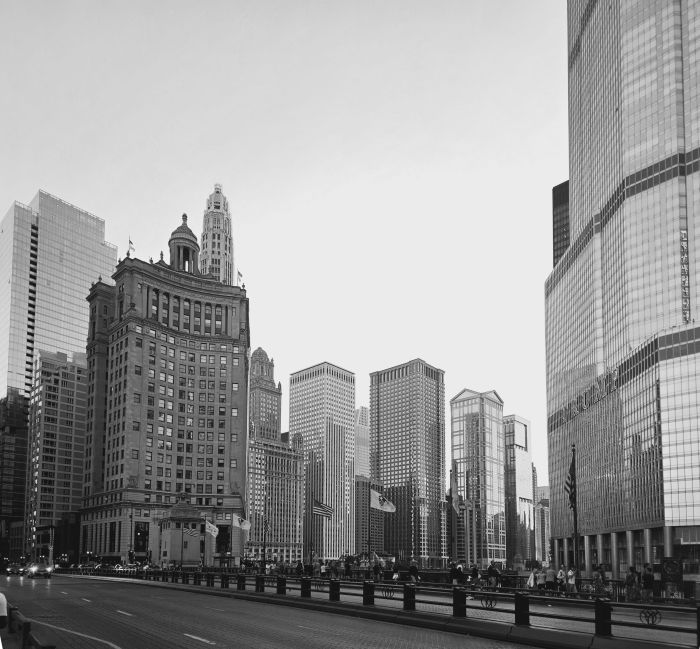 North Michigan Avenue in Chicago
